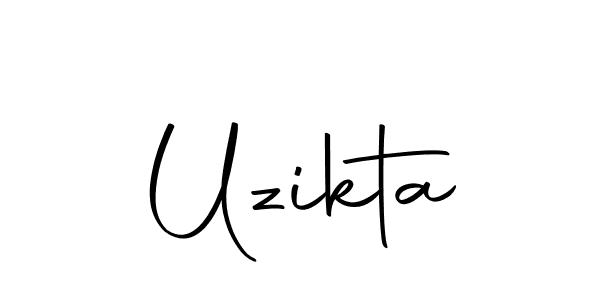 How to make Uzikta signature? Autography-DOLnW is a professional autograph style. Create handwritten signature for Uzikta name. Uzikta signature style 10 images and pictures png