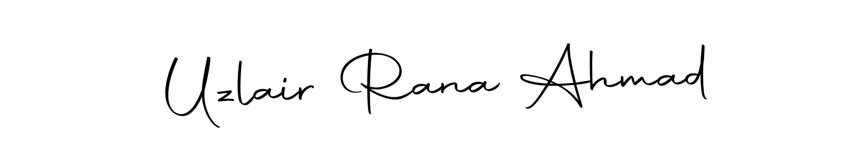 Also we have Uzlair Rana Ahmad name is the best signature style. Create professional handwritten signature collection using Autography-DOLnW autograph style. Uzlair Rana Ahmad signature style 10 images and pictures png