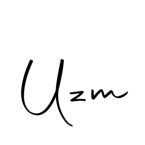 Here are the top 10 professional signature styles for the name Uzm. These are the best autograph styles you can use for your name. Uzm signature style 10 images and pictures png