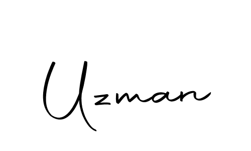 Use a signature maker to create a handwritten signature online. With this signature software, you can design (Autography-DOLnW) your own signature for name Uzman. Uzman signature style 10 images and pictures png