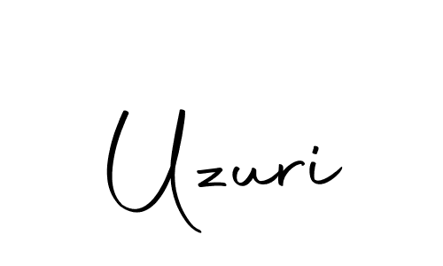 Create a beautiful signature design for name Uzuri. With this signature (Autography-DOLnW) fonts, you can make a handwritten signature for free. Uzuri signature style 10 images and pictures png