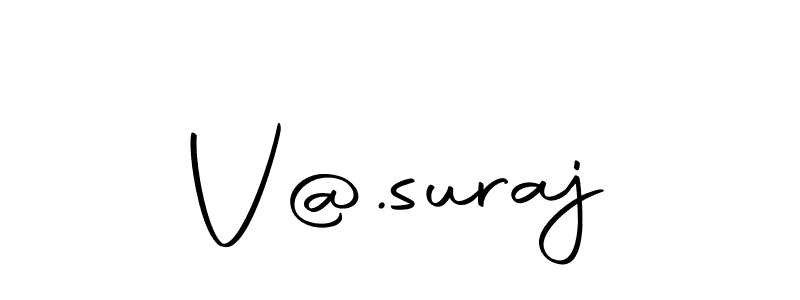 Also we have V@.suraj name is the best signature style. Create professional handwritten signature collection using Autography-DOLnW autograph style. V@.suraj signature style 10 images and pictures png