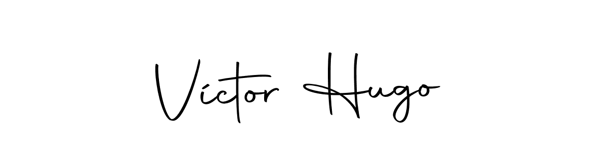 if you are searching for the best signature style for your name Víctor Hugo. so please give up your signature search. here we have designed multiple signature styles  using Autography-DOLnW. Víctor Hugo signature style 10 images and pictures png