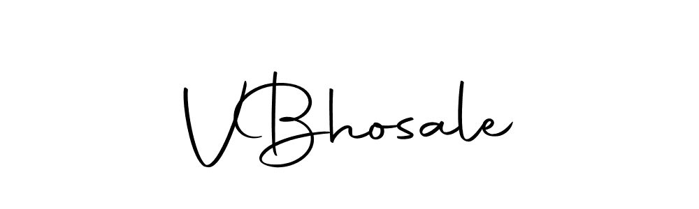Make a beautiful signature design for name V  Bhosale. With this signature (Autography-DOLnW) style, you can create a handwritten signature for free. V  Bhosale signature style 10 images and pictures png
