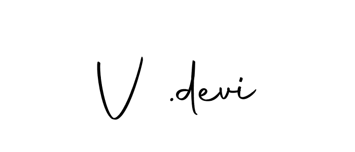 Make a beautiful signature design for name V .devi. With this signature (Autography-DOLnW) style, you can create a handwritten signature for free. V .devi signature style 10 images and pictures png