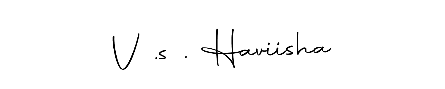 How to make V .s . Haviisha signature? Autography-DOLnW is a professional autograph style. Create handwritten signature for V .s . Haviisha name. V .s . Haviisha signature style 10 images and pictures png