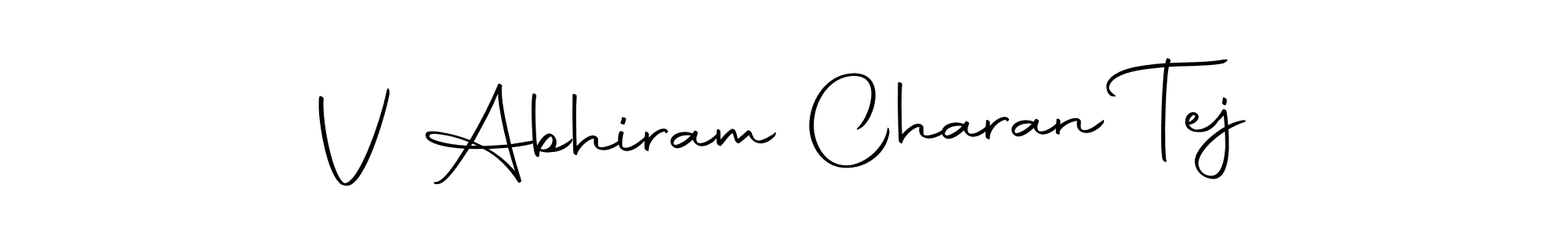 It looks lik you need a new signature style for name V Abhiram Charan Tej. Design unique handwritten (Autography-DOLnW) signature with our free signature maker in just a few clicks. V Abhiram Charan Tej signature style 10 images and pictures png