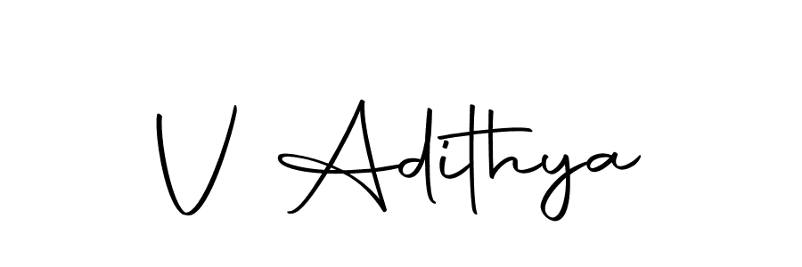 Also we have V Adithya name is the best signature style. Create professional handwritten signature collection using Autography-DOLnW autograph style. V Adithya signature style 10 images and pictures png