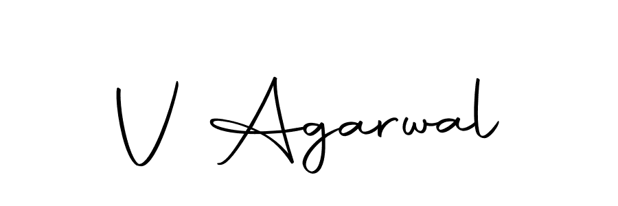 Autography-DOLnW is a professional signature style that is perfect for those who want to add a touch of class to their signature. It is also a great choice for those who want to make their signature more unique. Get V Agarwal name to fancy signature for free. V Agarwal signature style 10 images and pictures png