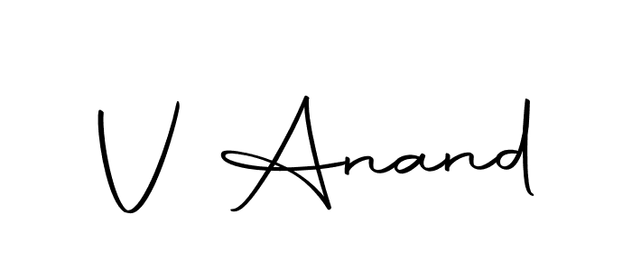 You can use this online signature creator to create a handwritten signature for the name V Anand. This is the best online autograph maker. V Anand signature style 10 images and pictures png