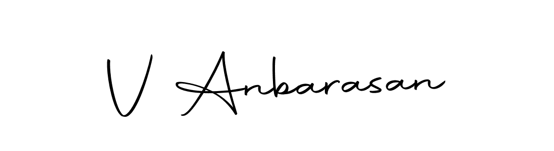 How to make V Anbarasan signature? Autography-DOLnW is a professional autograph style. Create handwritten signature for V Anbarasan name. V Anbarasan signature style 10 images and pictures png