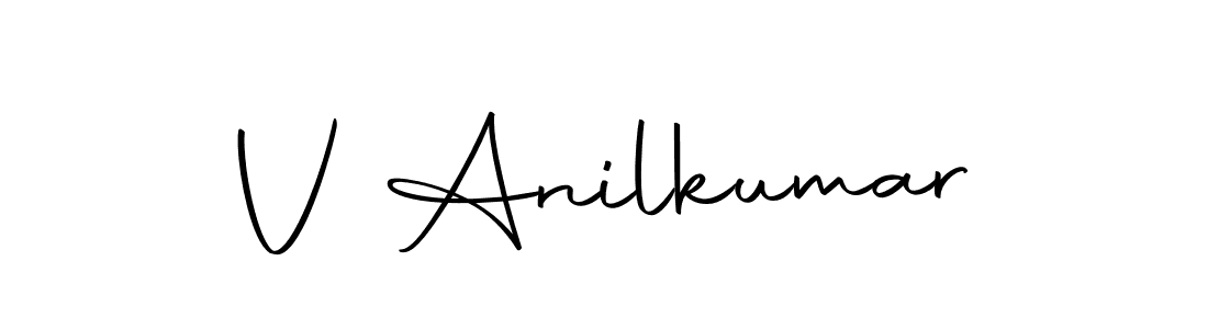 V Anilkumar stylish signature style. Best Handwritten Sign (Autography-DOLnW) for my name. Handwritten Signature Collection Ideas for my name V Anilkumar. V Anilkumar signature style 10 images and pictures png