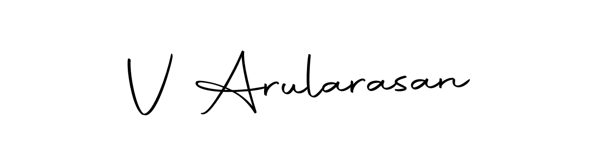 You can use this online signature creator to create a handwritten signature for the name V Arularasan. This is the best online autograph maker. V Arularasan signature style 10 images and pictures png