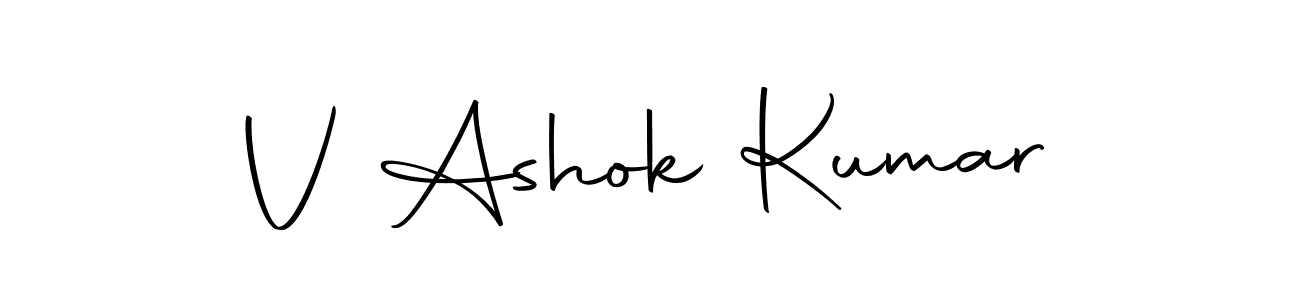 Design your own signature with our free online signature maker. With this signature software, you can create a handwritten (Autography-DOLnW) signature for name V Ashok Kumar. V Ashok Kumar signature style 10 images and pictures png