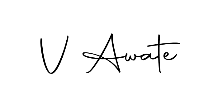 Once you've used our free online signature maker to create your best signature Autography-DOLnW style, it's time to enjoy all of the benefits that V Awate name signing documents. V Awate signature style 10 images and pictures png