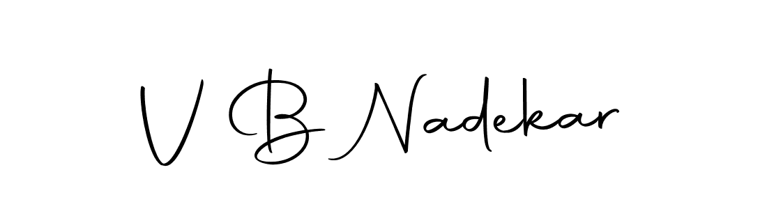 Once you've used our free online signature maker to create your best signature Autography-DOLnW style, it's time to enjoy all of the benefits that V B Nadekar name signing documents. V B Nadekar signature style 10 images and pictures png