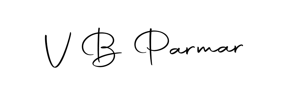 Make a beautiful signature design for name V B Parmar. With this signature (Autography-DOLnW) style, you can create a handwritten signature for free. V B Parmar signature style 10 images and pictures png