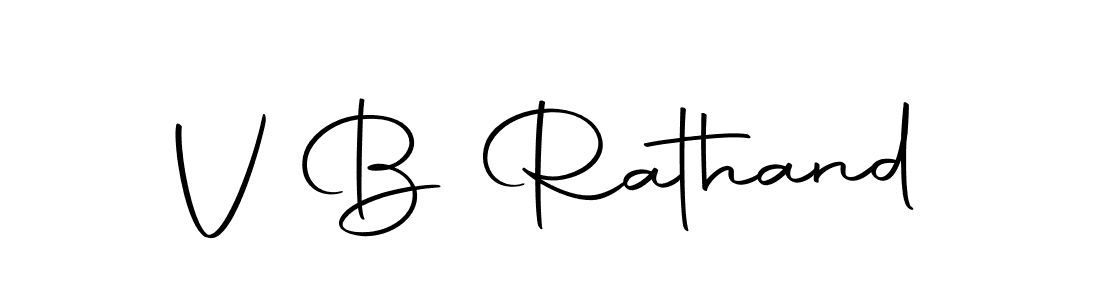 if you are searching for the best signature style for your name V B Rathand. so please give up your signature search. here we have designed multiple signature styles  using Autography-DOLnW. V B Rathand signature style 10 images and pictures png
