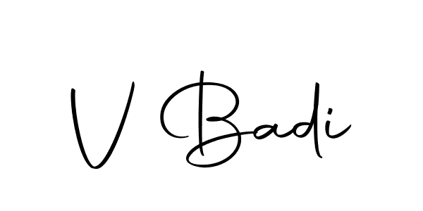 Make a beautiful signature design for name V Badi. Use this online signature maker to create a handwritten signature for free. V Badi signature style 10 images and pictures png