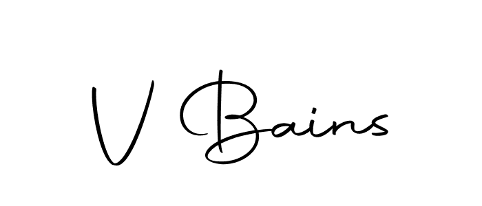 How to Draw V Bains signature style? Autography-DOLnW is a latest design signature styles for name V Bains. V Bains signature style 10 images and pictures png