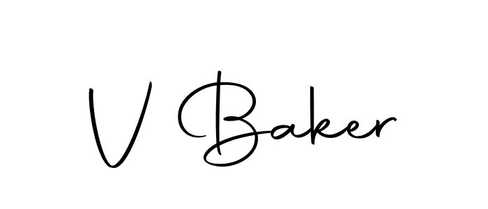 V Baker stylish signature style. Best Handwritten Sign (Autography-DOLnW) for my name. Handwritten Signature Collection Ideas for my name V Baker. V Baker signature style 10 images and pictures png