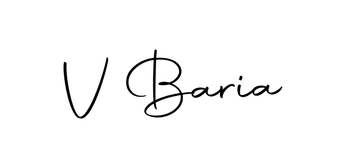 Also You can easily find your signature by using the search form. We will create V Baria name handwritten signature images for you free of cost using Autography-DOLnW sign style. V Baria signature style 10 images and pictures png