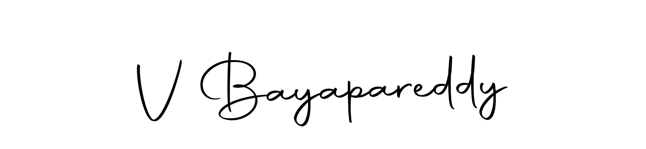 The best way (Autography-DOLnW) to make a short signature is to pick only two or three words in your name. The name V Bayapareddy include a total of six letters. For converting this name. V Bayapareddy signature style 10 images and pictures png