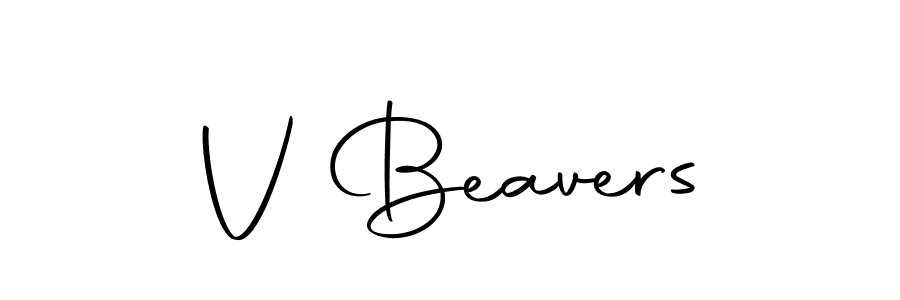 Also we have V Beavers name is the best signature style. Create professional handwritten signature collection using Autography-DOLnW autograph style. V Beavers signature style 10 images and pictures png