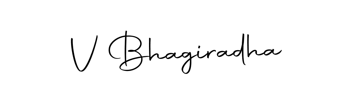 Make a beautiful signature design for name V Bhagiradha. With this signature (Autography-DOLnW) style, you can create a handwritten signature for free. V Bhagiradha signature style 10 images and pictures png
