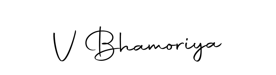 Make a beautiful signature design for name V Bhamoriya. Use this online signature maker to create a handwritten signature for free. V Bhamoriya signature style 10 images and pictures png