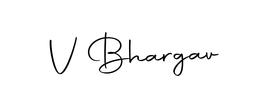 Make a beautiful signature design for name V Bhargav. Use this online signature maker to create a handwritten signature for free. V Bhargav signature style 10 images and pictures png