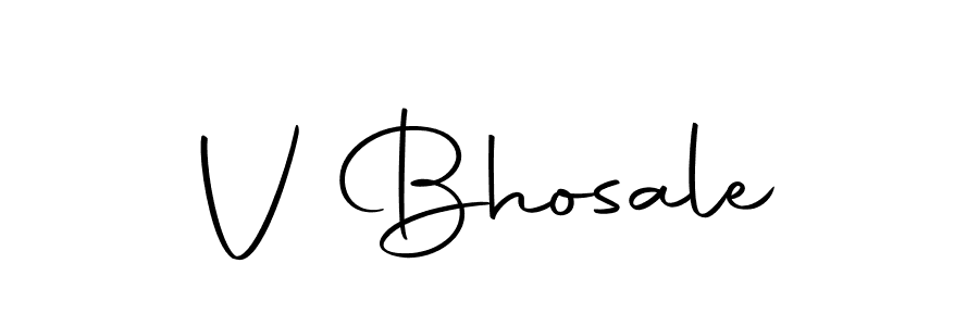 if you are searching for the best signature style for your name V Bhosale. so please give up your signature search. here we have designed multiple signature styles  using Autography-DOLnW. V Bhosale signature style 10 images and pictures png