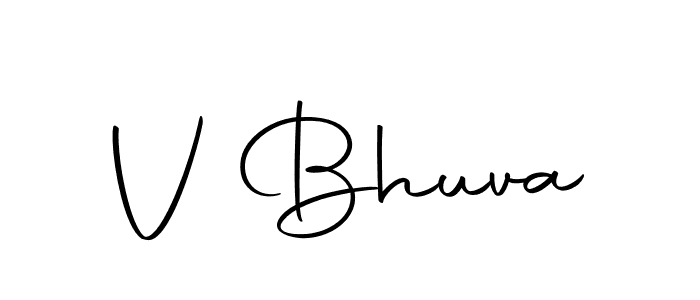 How to make V Bhuva signature? Autography-DOLnW is a professional autograph style. Create handwritten signature for V Bhuva name. V Bhuva signature style 10 images and pictures png