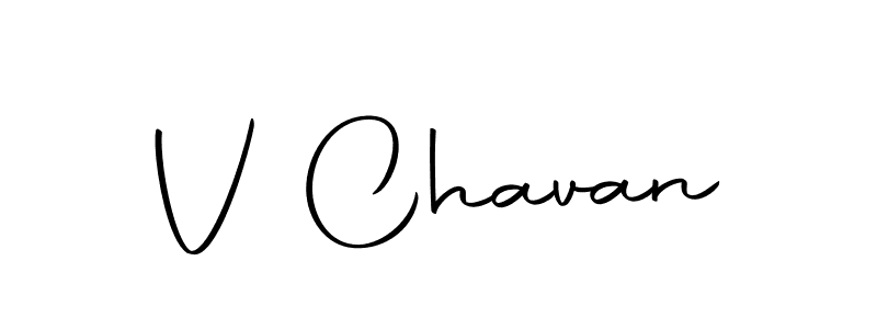 V Chavan stylish signature style. Best Handwritten Sign (Autography-DOLnW) for my name. Handwritten Signature Collection Ideas for my name V Chavan. V Chavan signature style 10 images and pictures png