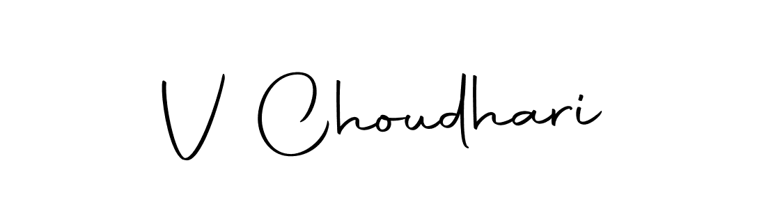 Autography-DOLnW is a professional signature style that is perfect for those who want to add a touch of class to their signature. It is also a great choice for those who want to make their signature more unique. Get V Choudhari name to fancy signature for free. V Choudhari signature style 10 images and pictures png