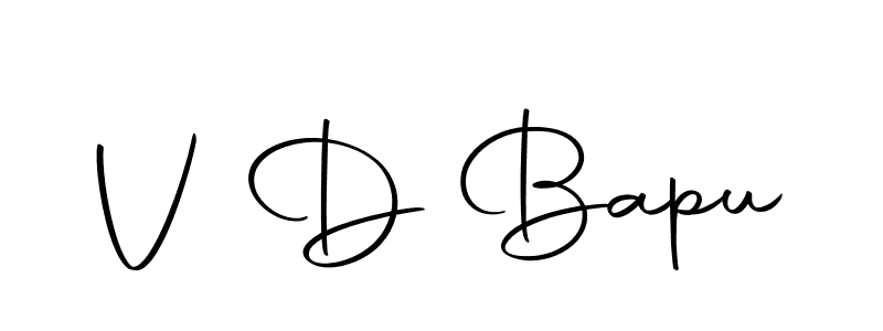 How to make V D Bapu name signature. Use Autography-DOLnW style for creating short signs online. This is the latest handwritten sign. V D Bapu signature style 10 images and pictures png