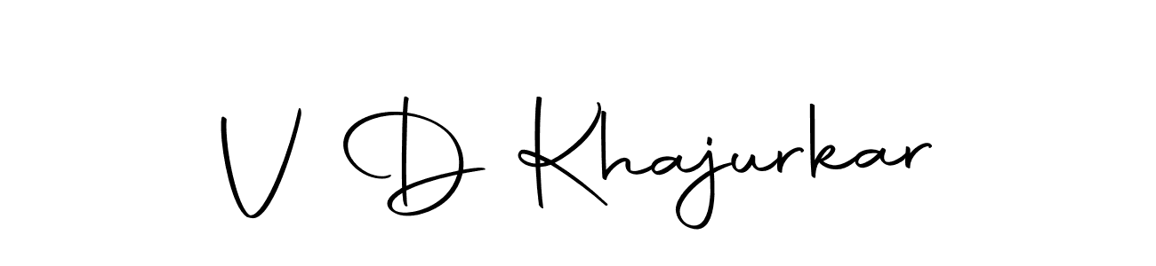 Autography-DOLnW is a professional signature style that is perfect for those who want to add a touch of class to their signature. It is also a great choice for those who want to make their signature more unique. Get V D Khajurkar name to fancy signature for free. V D Khajurkar signature style 10 images and pictures png