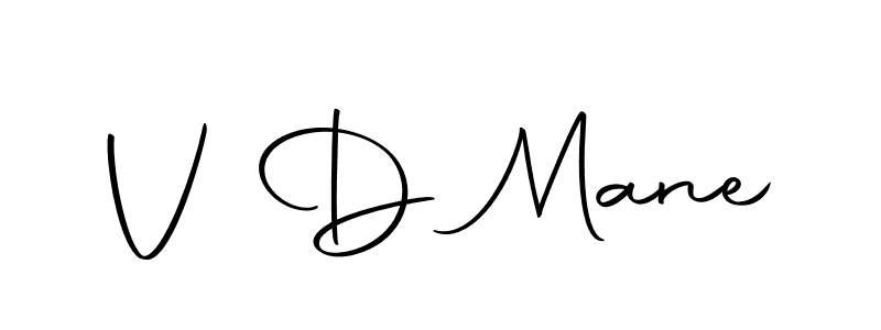 Also we have V D Mane name is the best signature style. Create professional handwritten signature collection using Autography-DOLnW autograph style. V D Mane signature style 10 images and pictures png