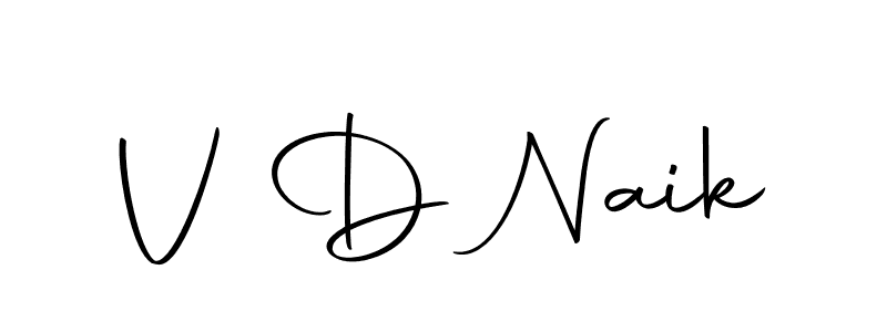 Use a signature maker to create a handwritten signature online. With this signature software, you can design (Autography-DOLnW) your own signature for name V D Naik. V D Naik signature style 10 images and pictures png