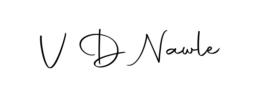 Autography-DOLnW is a professional signature style that is perfect for those who want to add a touch of class to their signature. It is also a great choice for those who want to make their signature more unique. Get V D Nawle name to fancy signature for free. V D Nawle signature style 10 images and pictures png