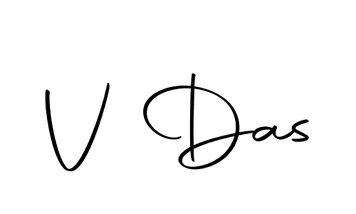 Make a beautiful signature design for name V Das. Use this online signature maker to create a handwritten signature for free. V Das signature style 10 images and pictures png