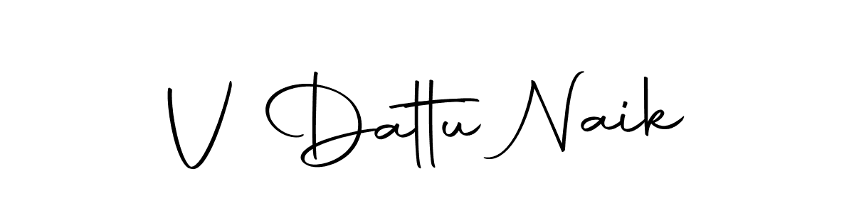 Make a beautiful signature design for name V Dattu Naik. With this signature (Autography-DOLnW) style, you can create a handwritten signature for free. V Dattu Naik signature style 10 images and pictures png