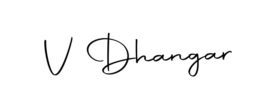 You can use this online signature creator to create a handwritten signature for the name V Dhangar. This is the best online autograph maker. V Dhangar signature style 10 images and pictures png