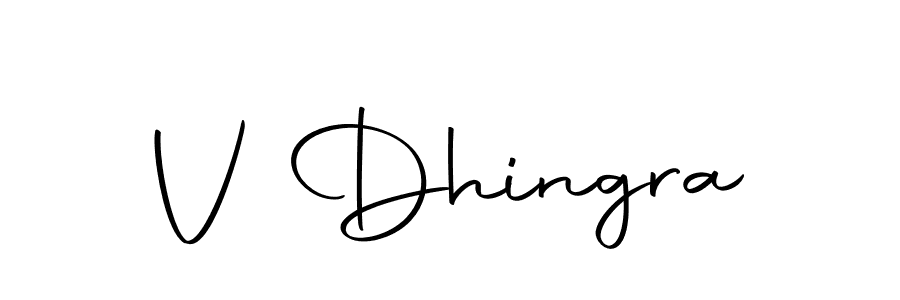 V Dhingra stylish signature style. Best Handwritten Sign (Autography-DOLnW) for my name. Handwritten Signature Collection Ideas for my name V Dhingra. V Dhingra signature style 10 images and pictures png
