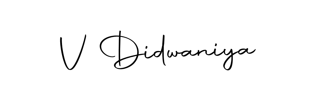 You can use this online signature creator to create a handwritten signature for the name V Didwaniya. This is the best online autograph maker. V Didwaniya signature style 10 images and pictures png