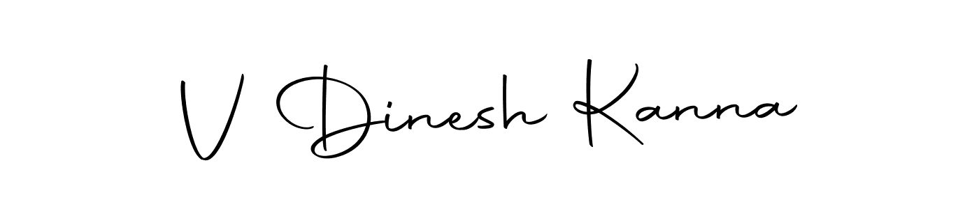 How to make V Dinesh Kanna signature? Autography-DOLnW is a professional autograph style. Create handwritten signature for V Dinesh Kanna name. V Dinesh Kanna signature style 10 images and pictures png