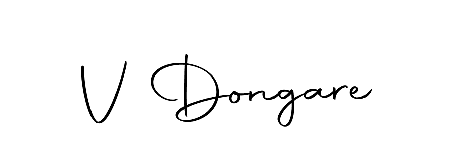 Make a beautiful signature design for name V Dongare. With this signature (Autography-DOLnW) style, you can create a handwritten signature for free. V Dongare signature style 10 images and pictures png