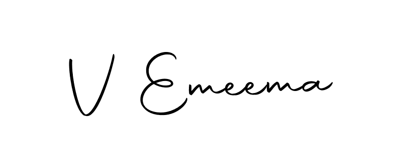 Here are the top 10 professional signature styles for the name V Emeema. These are the best autograph styles you can use for your name. V Emeema signature style 10 images and pictures png