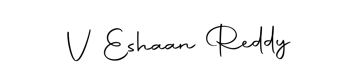 if you are searching for the best signature style for your name V Eshaan Reddy. so please give up your signature search. here we have designed multiple signature styles  using Autography-DOLnW. V Eshaan Reddy signature style 10 images and pictures png