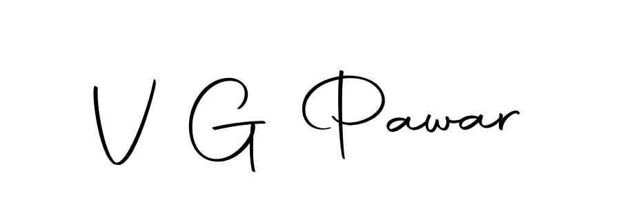 How to make V G Pawar name signature. Use Autography-DOLnW style for creating short signs online. This is the latest handwritten sign. V G Pawar signature style 10 images and pictures png
